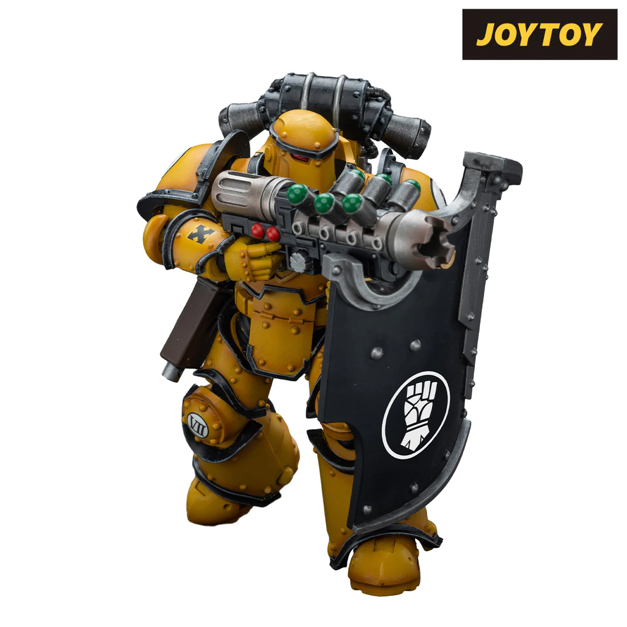 JoyToy Warhammer The Horus Heresy Action Figure - Imperial Fists, Legion MkIII Breacher Squad, Legion Breacher with Graviton Gun (1/18 Scale) - Image 3