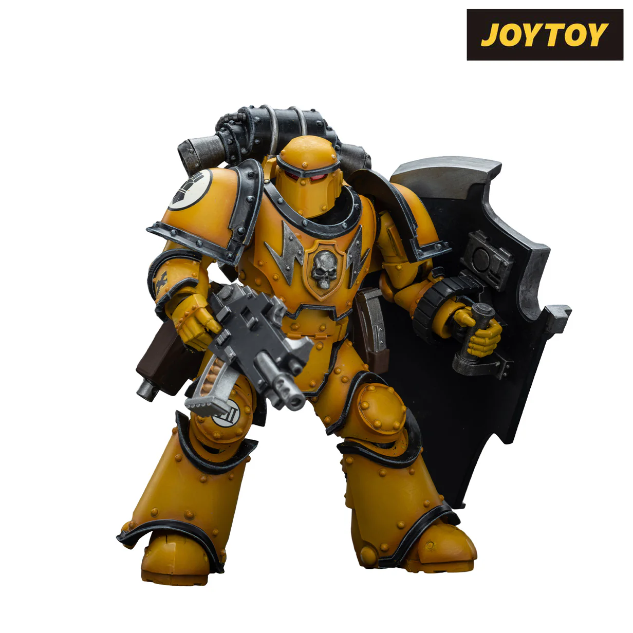 JoyToy Warhammer The Horus Heresy Action Figure - Imperial Fists, Legion MkIII Breacher Squad, Legion Breacher with Graviton Gun (1/18 Scale) - Image 4