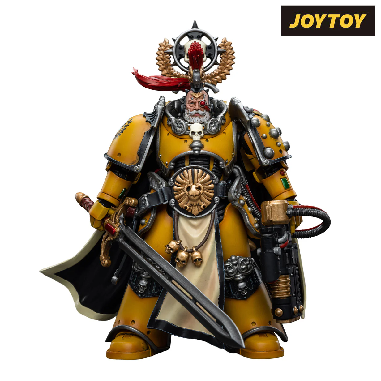 JoyToy Warhammer The Horus Heresy Action Figure - Imperial Fists, Legion Praetor with Power Sword (1/18 Scale) - Image 10