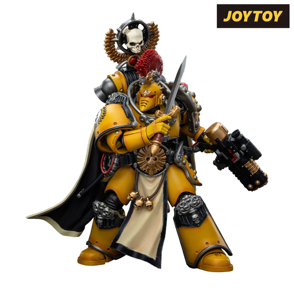 JoyToy Warhammer The Horus Heresy Action Figure - Imperial Fists, Legion Praetor with Power Sword (1/18 Scale) - Image 4