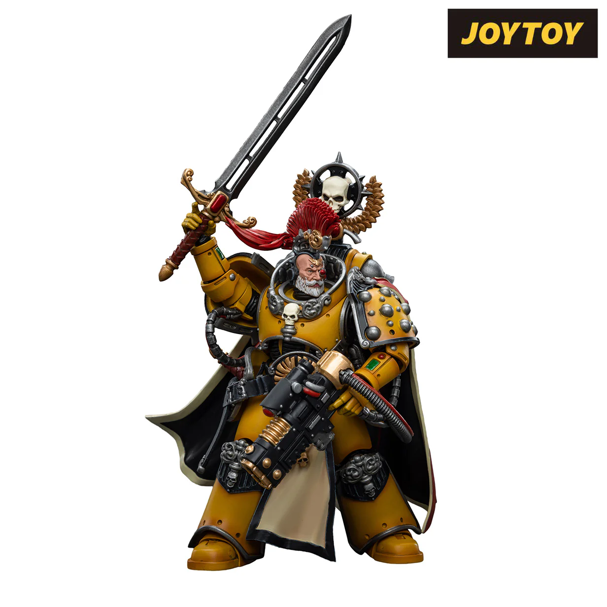 JoyToy Warhammer The Horus Heresy Action Figure - Imperial Fists, Legion Praetor with Power Sword (1/18 Scale) - Image 6