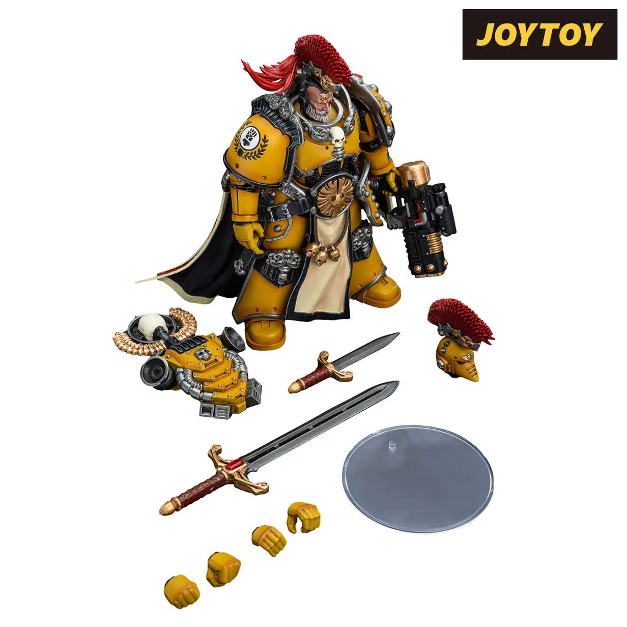 JoyToy Warhammer The Horus Heresy Action Figure - Imperial Fists, Legion Praetor with Power Sword (1/18 Scale) - Image 9